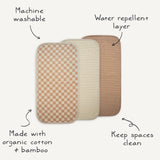 Alèse À Langer (3) - Carreaux-Mushie-HIE-MCPL-1003-CLÉMENT