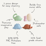 Ensemble Jeu de Bain Dinosaures-Mushie-HIE-MGS-3016-CLÉMENT