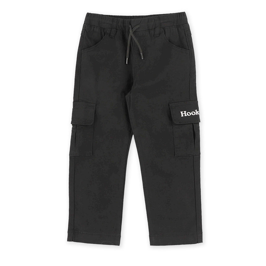 Black Cargo Pants 2-12y