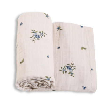 Couverture Mousseline Bleuets-House of Elia-HOE-HESW1S2025BL-CLÉMENT