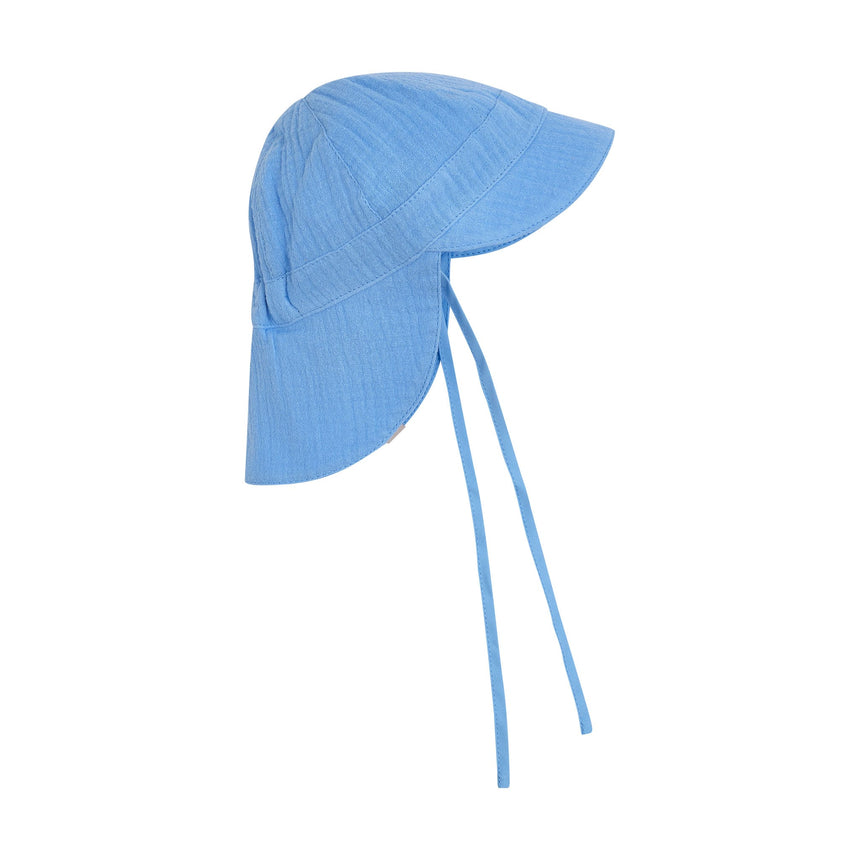 Chapeau Mousseline 0-6m-Huttelihut-Bleu-0-3 m-HTH-460459-CLÉMENT
