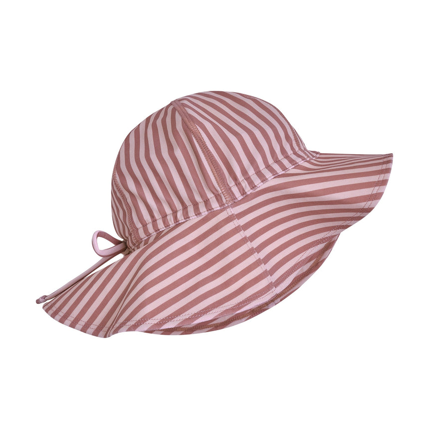 Chapeau Rayé UV 60 6-24mois-Huttelihut-Rose-6-12 m-HTH-6868-5207-1-CLÉMENT