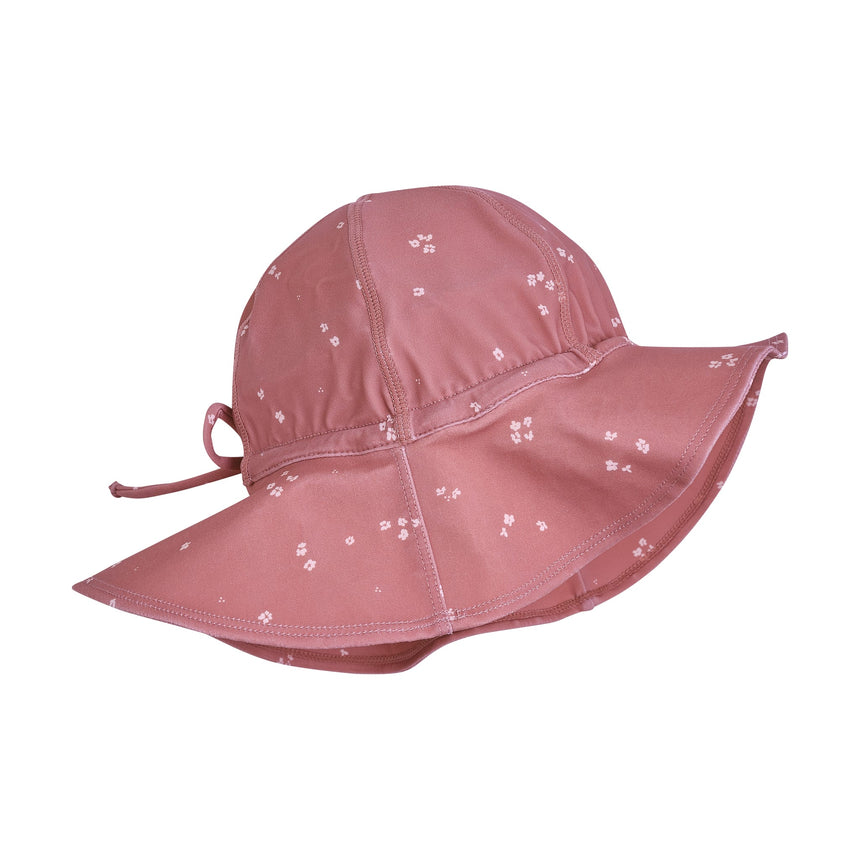 Chapeau Fleurs UV 60 6-24mois-Huttelihut-Rose-6-12 m-HTH-6868-5750-1-CLÉMENT