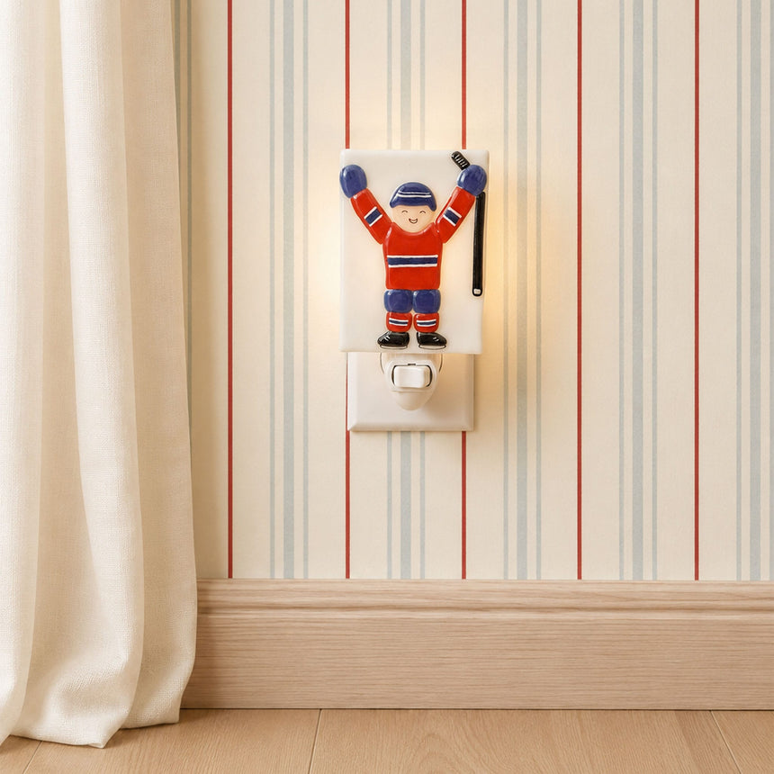 Veilleuse - Joueur de Hockey-Veille sur Toi-VST-VL-096-00-CLÉMENT