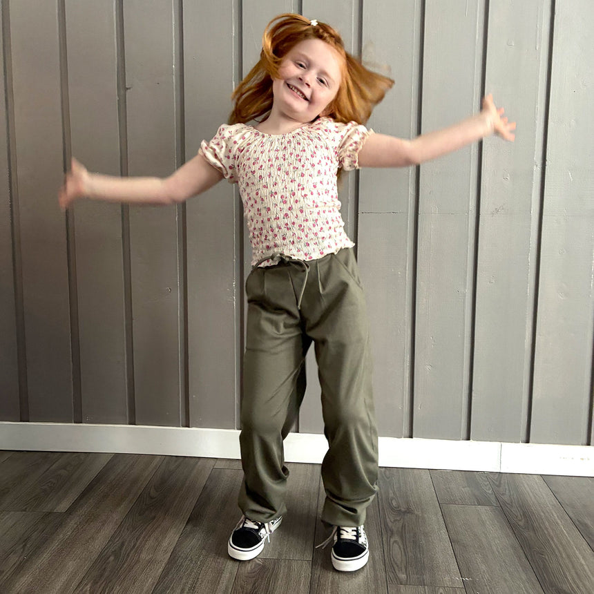 Cherries Flowers Top 7-14