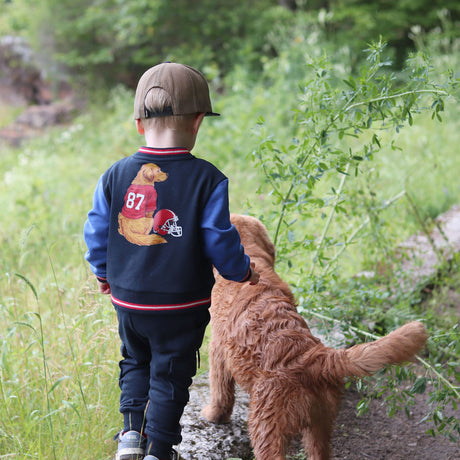 Veste Varsity Recrue 2-8ans-Chat Botte-CHI-2265433C-CLÉMENT