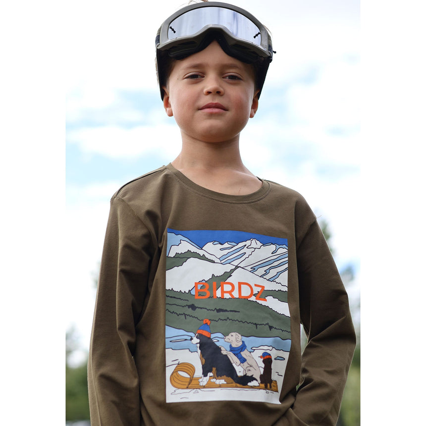 T-shirt Chien Traîneau 2-10ans-Birdz-BR2-44002-F26-O-CLÉMENT