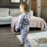 Gilet Ouaté Lilas Fleurs 2-8ans-Camp by Birdz-NAS-CLSPKG287-LF-CLÉMENT