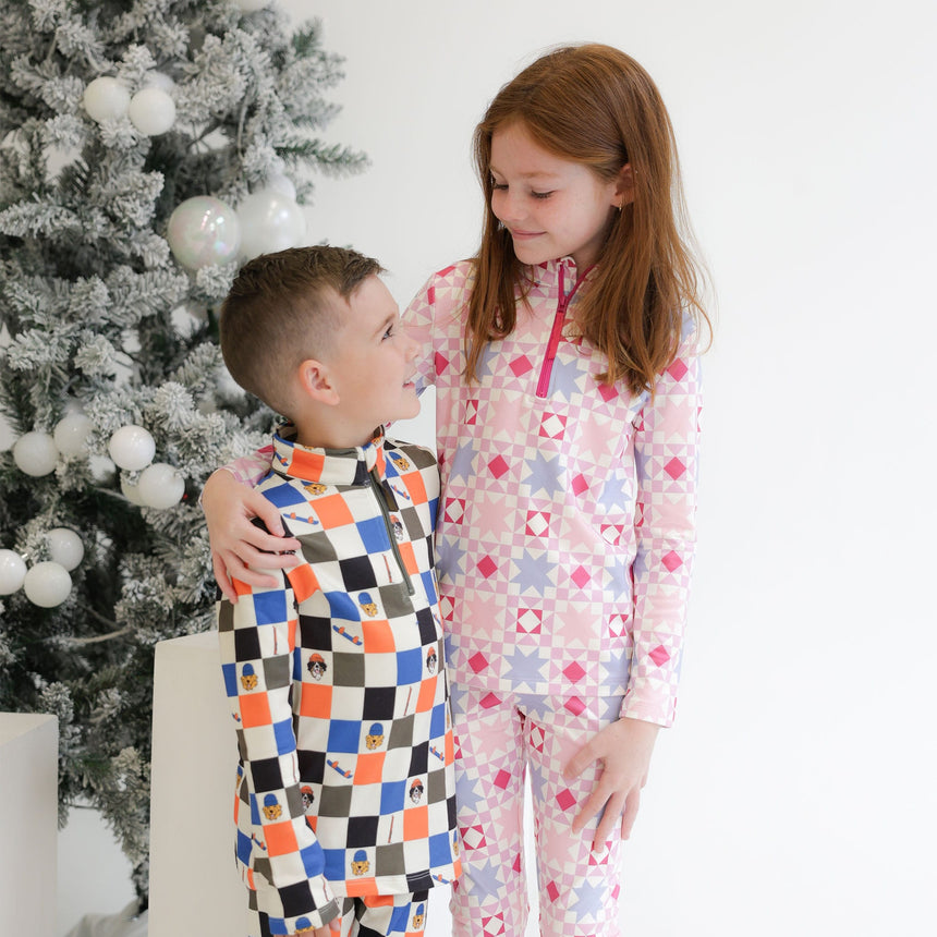 Ensemble Thermal Imprimé Carreaux Chien 2-14ans-Birdz-BR5-2265231C-CLÉMENT