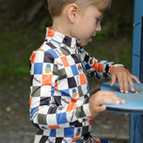 Plaid Checker Thermal Set 2-14