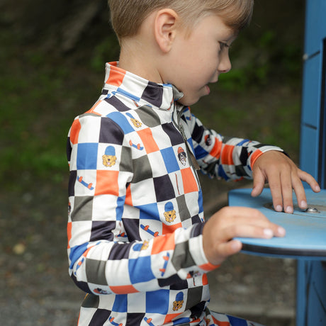 Ensemble Thermal Imprimé Carreaux Chien 2-14ans-Birdz-BR5-2265231C-CLÉMENT