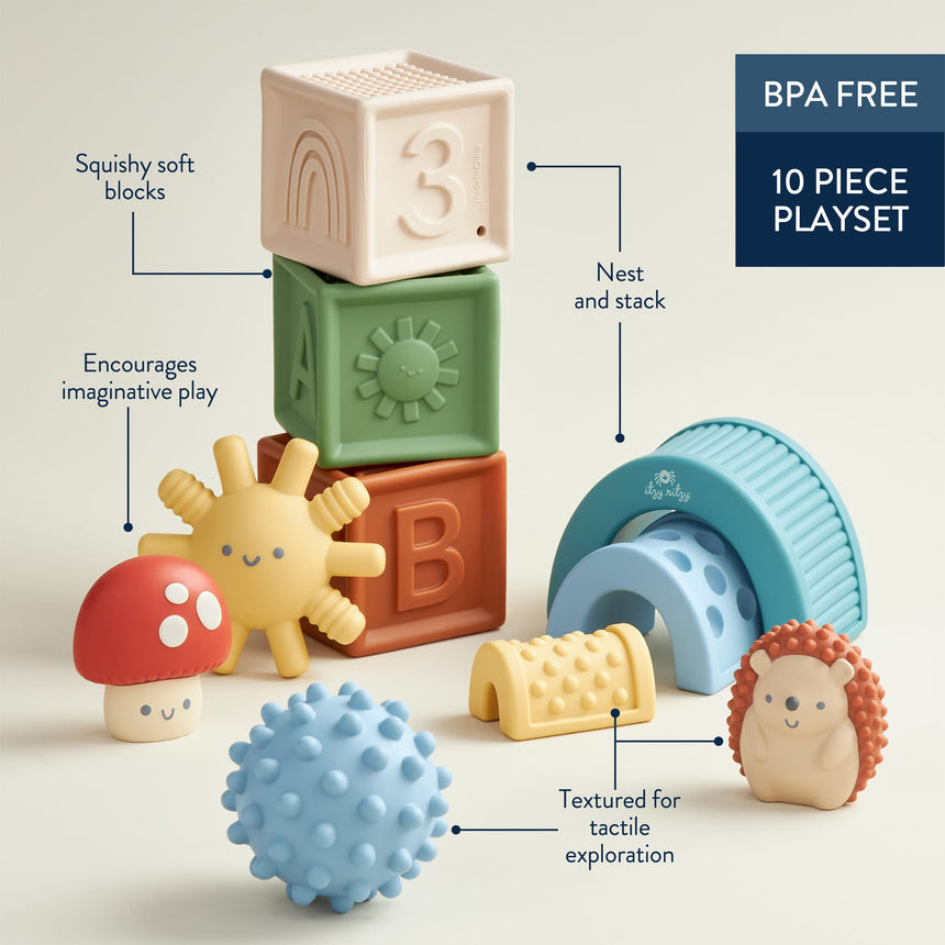 Ensemble de Blocs Sensoriels-itzy ritzy-ITZ-BL8532-CLÉMENT