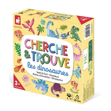 Mon Premier Cherche Et Trouve - Les Dinosaures-Janod-JAD-J02497-CLÉMENT