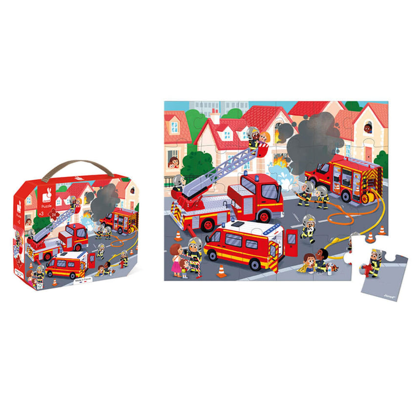 Casse-tête Pompiers 24 Morceaux-Janod-JAD-J02530-CLÉMENT