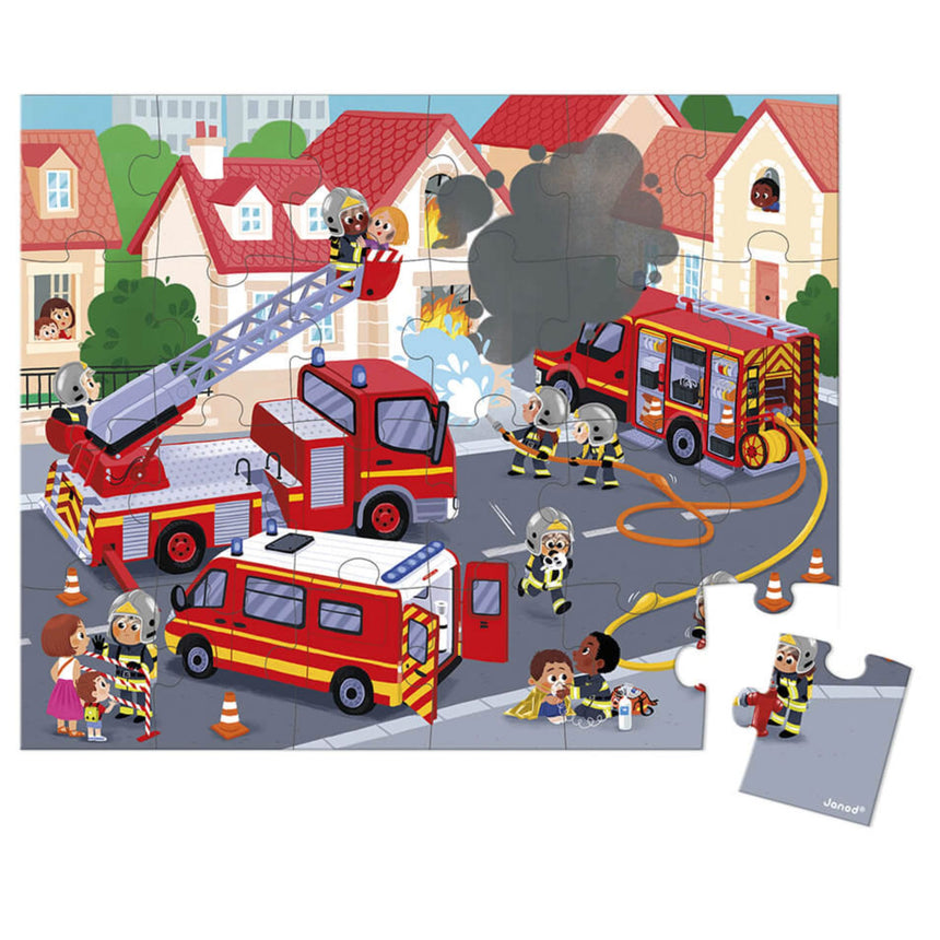 Casse-tête Pompiers 24 Morceaux-Janod-JAD-J02530-CLÉMENT