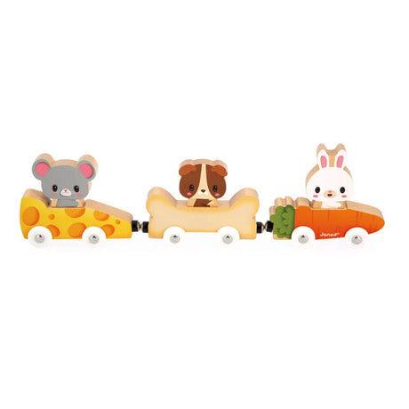 Animaux Domestiques Magnétiques en bois-Janod-JAD-J03315-CLÉMENT