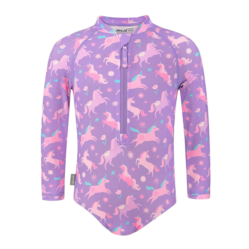 Maillot UV Licorne 2-6ans-Jan n Jul-Mauve-2-3-JAJ-UG1-PUU-2-CLÉMENT
