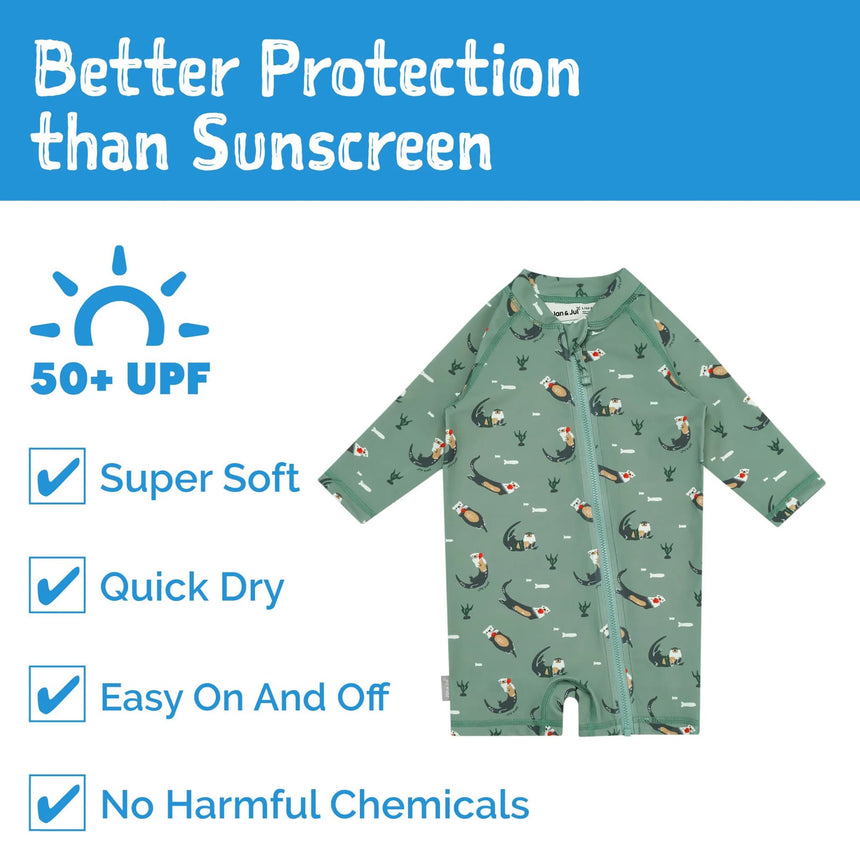 Maillot UV Loutres 2-6ans-Jan n Jul-JAJ-UJ1-OTT-2-CLÉMENT