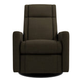 Fauteuil Berçant et Pivotant Nelly - Tissu Anti-tache Mojo Espresso-Jaymar BB-JAM-521-ESPRE006-CLÉMENT
