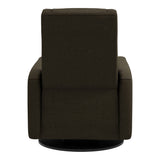 Fauteuil Berçant et Pivotant Nelly - Tissu Anti-tache Mojo Espresso-Jaymar BB-JAM-521-ESPRE006-CLÉMENT