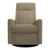 Fauteuil Berçant et Pivotant Nelly - Tissu Anti-tache Tessa Mocha-Jaymar BB-JAM-521-MOCHA606-CLÉMENT