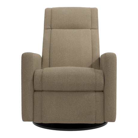 Fauteuil Berçant et Pivotant Nelly - Tissu Anti-tache Tessa Mocha-Jaymar BB-JAM-521-MOCHA606-CLÉMENT
