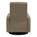 Fauteuil Berçant et Pivotant Nelly - Tissu Anti-tache Tessa Mocha-Jaymar BB-JAM-521-MOCHA606-CLÉMENT