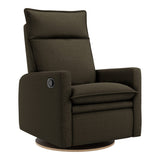 Fauteuil Berçant et Pivotant Arya - Tissu Anti-tache Mojo Espresso-Jaymar BB-JAM-522-ESPRE006-CLÉMENT