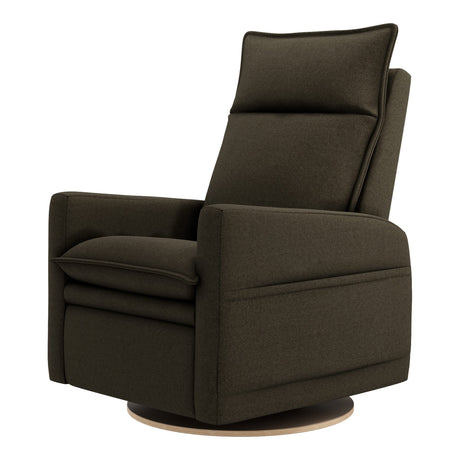 Fauteuil Berçant et Pivotant Arya - Tissu Anti-tache Mojo Espresso-Jaymar BB-JAM-522-ESPRE006-CLÉMENT
