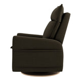 Fauteuil Berçant et Pivotant Arya - Tissu Anti-tache Mojo Espresso-Jaymar BB-JAM-522-ESPRE006-CLÉMENT