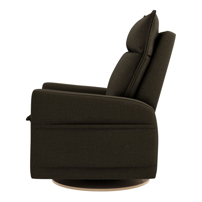 Fauteuil Berçant et Pivotant Arya - Tissu Anti-tache Mojo Espresso-Jaymar BB-JAM-522-ESPRE006-CLÉMENT