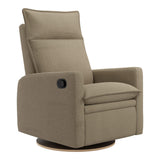 Fauteuil Berçant et Pivotant Arya - Tissu Anti-tache Tessa Mocha-Jaymar BB-JAM-522-MOCHA606-CLÉMENT