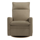 Fauteuil Berçant et Pivotant Arya - Tissu Anti-tache Tessa Mocha-Jaymar BB-JAM-522-MOCHA606-CLÉMENT