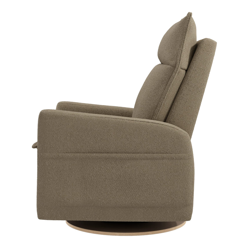 Fauteuil Berçant et Pivotant Arya - Tissu Anti-tache Tessa Mocha-Jaymar BB-JAM-522-MOCHA606-CLÉMENT