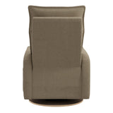 Fauteuil Berçant et Pivotant Arya - Tissu Anti-tache Tessa Mocha-Jaymar BB-JAM-522-MOCHA606-CLÉMENT