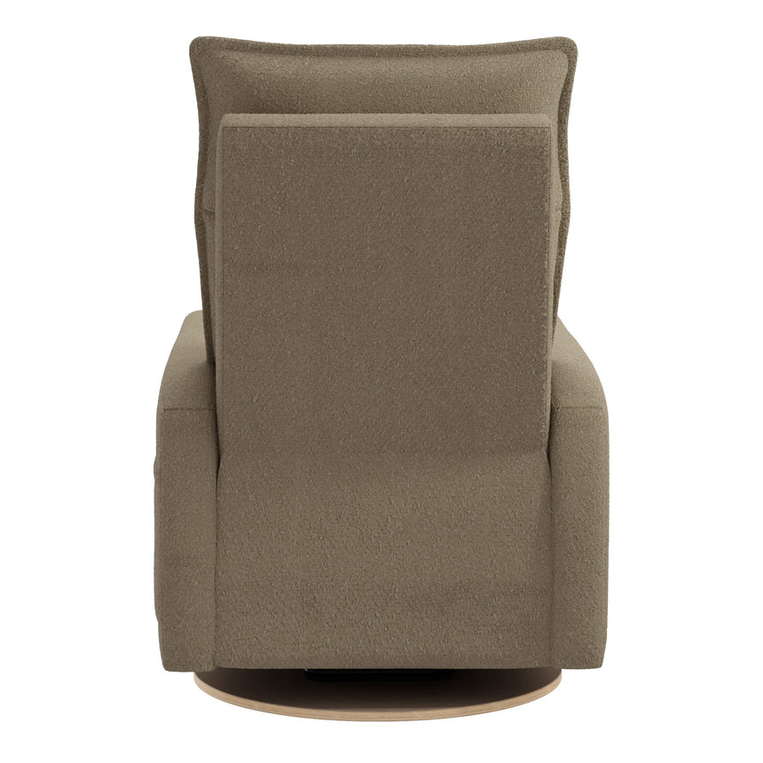 Fauteuil Berçant et Pivotant Arya - Tissu Anti-tache Tessa Mocha-Jaymar BB-JAM-522-MOCHA606-CLÉMENT