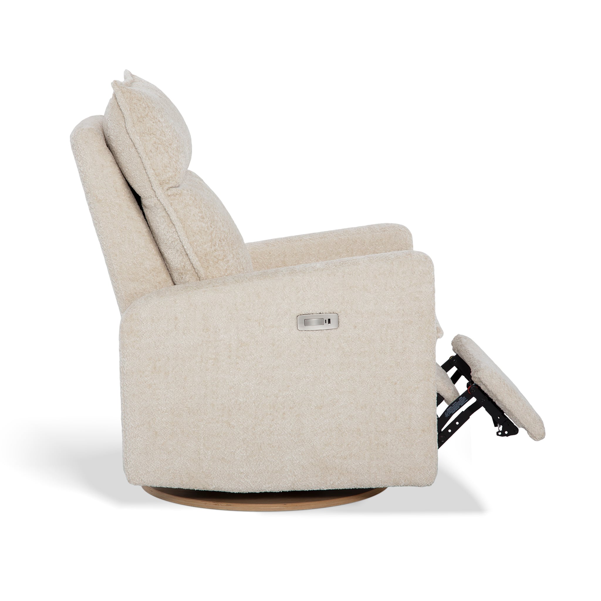 Fauteuil Berçant et Pivotant Arya - Puppy Sand avec Mécanisme
