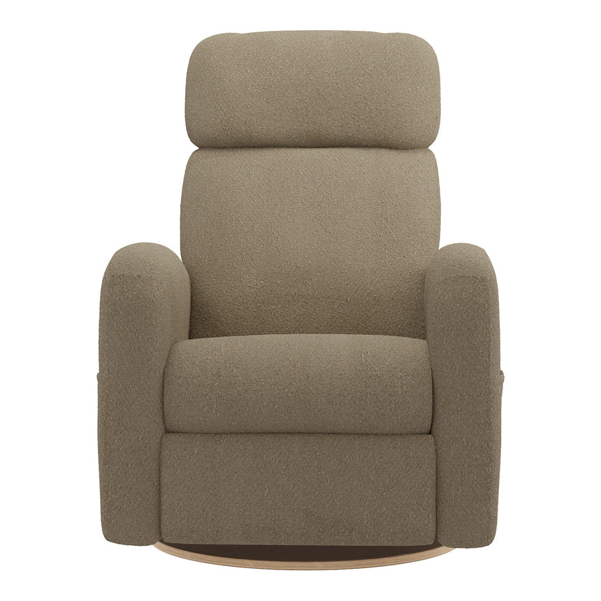 Fauteuil Berçant Inclinable Pivotant Hailey - Tissu Anti-tache Tessa Mocha-Jaymar BB-JAM-523-MOCHA606-CLÉMENT