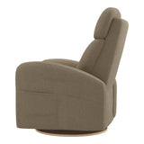 Fauteuil Berçant Inclinable Pivotant Hailey - Tissu Anti-tache Tessa Mocha-Jaymar BB-JAM-523-MOCHA606-CLÉMENT