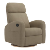 Fauteuil Berçant Inclinable Pivotant Hailey - Tissu Anti-tache Tessa Mocha-Jaymar BB-JAM-523-MOCHA606-CLÉMENT