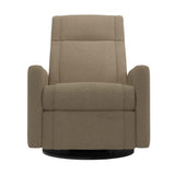 Grand Fauteuil Berçant et Pivotant Nelly avec Mécanisme Électrique - Tissu Anti-tache Tessa Mocha-Jaymar BB-JAM-525-MOCHA606-CLÉMENT