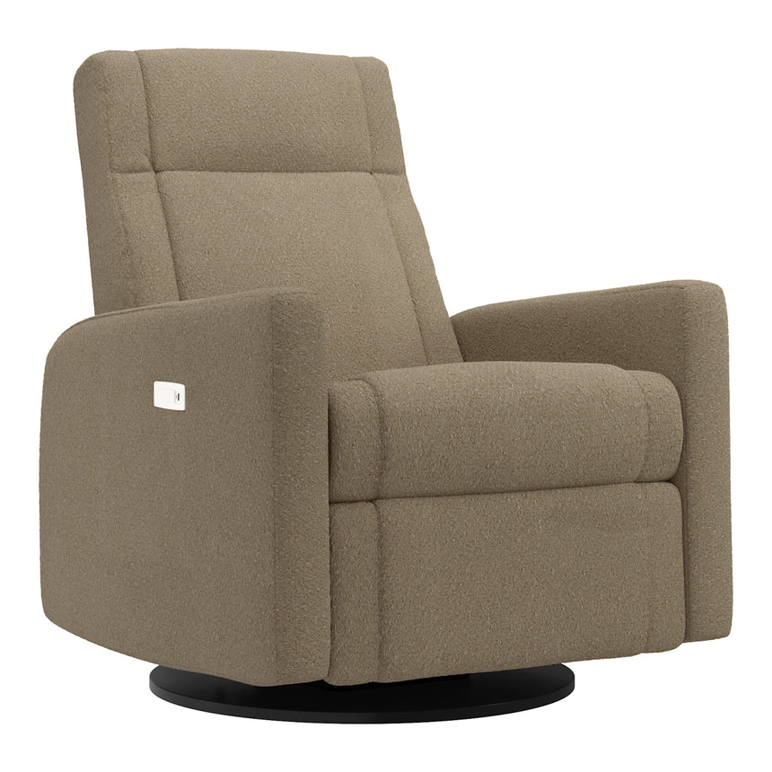 Grand Fauteuil Berçant et Pivotant Nelly avec Mécanisme Électrique - Mocha-Jaymar BB-JAM-525295-MO606-CLÉMENT