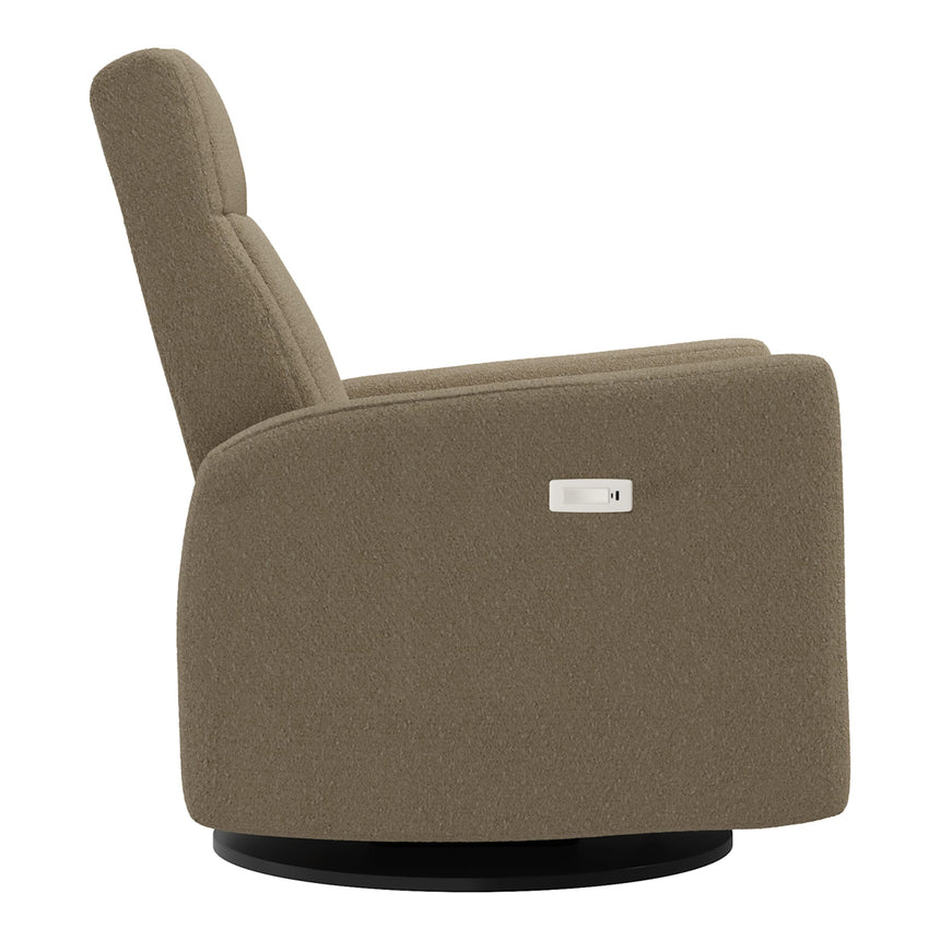 Grand Fauteuil Berçant et Pivotant Nelly avec Mécanisme Électrique - Mocha-Jaymar BB-JAM-525295-MO606-CLÉMENT