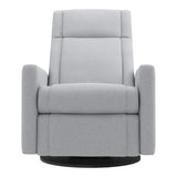 Grand Fauteuil Berçant et Pivotant Nelly avec Mécanisme Électrique - Arlo Heather Silver-Jaymar BB-JAM-525295ARLO57-CLÉMENT