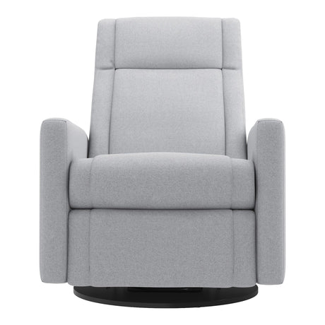 Grand Fauteuil Berçant et Pivotant Nelly avec Mécanisme Électrique - Arlo Heather Silver-Jaymar BB-JAM-525295ARLO57-CLÉMENT