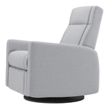 Grand Fauteuil Berçant et Pivotant Nelly avec Mécanisme Électrique - Arlo Heather Silver-Jaymar BB-JAM-525295ARLO57-CLÉMENT