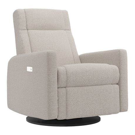 Grand Fauteuil Berçant et Pivotant Nelly avec Mécanisme Électrique - Beyond Sheep Vanilla-Jaymar BB-JAM-525295BEYO11-CLÉMENT