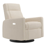 Grand Fauteuil Berçant et Pivotant Nelly avec Mécanisme Électrique - Beyond Sheep Cream-Jaymar BB-JAM-525295BEYO14-CLÉMENT