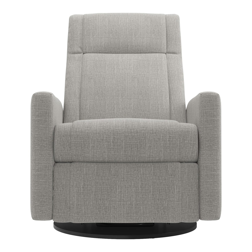 Grand Fauteuil Berçant et Pivotant Nelly avec Mécanisme Électrique - Nubia Silver-Jaymar BB-JAM-525295NUBI57-CLÉMENT