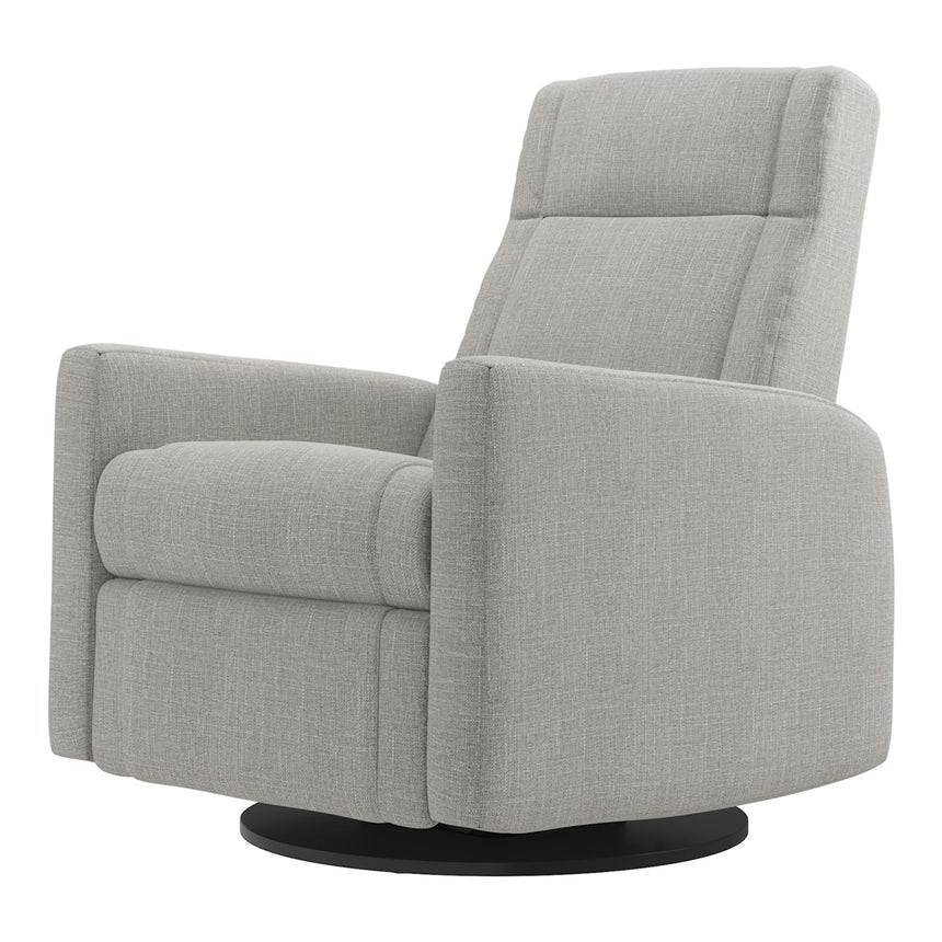 Grand Fauteuil Berçant et Pivotant Nelly avec Mécanisme Électrique - Nubia Silver-Jaymar BB-JAM-525295NUBI57-CLÉMENT